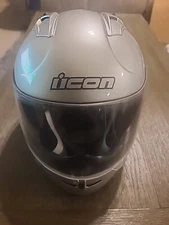 Icon Motorsports Alliance SS Motorcycle Helmet EUC
