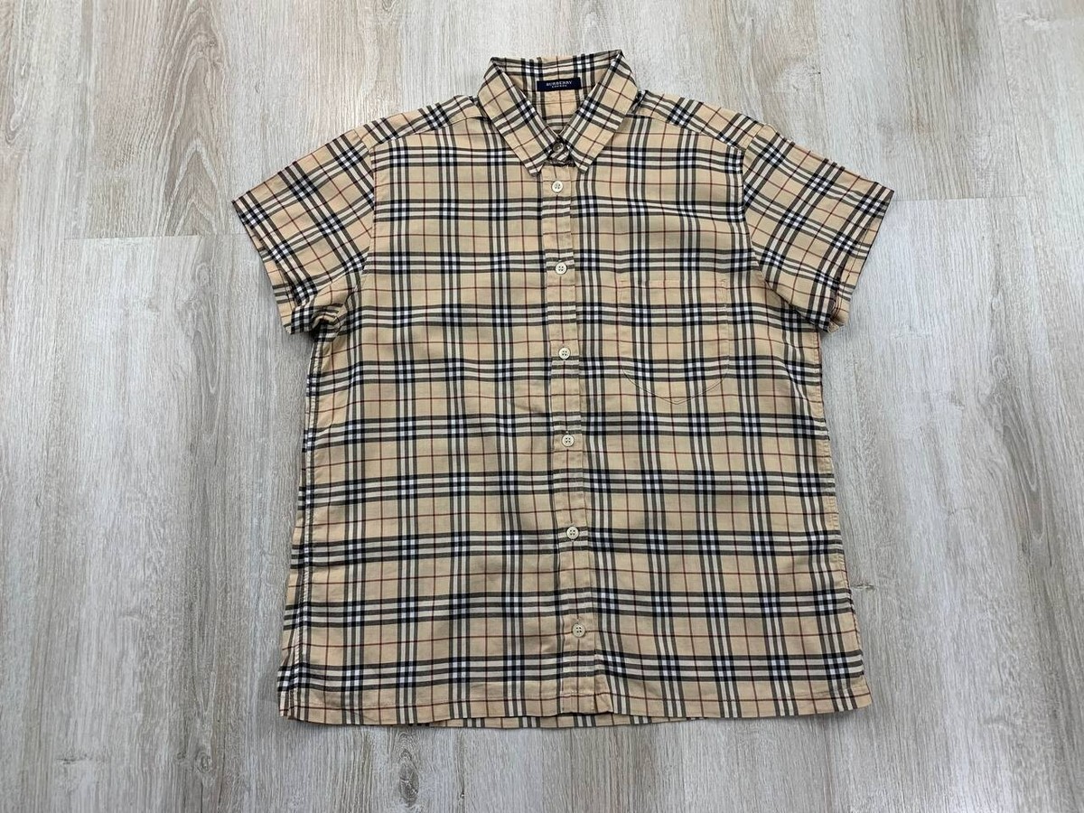 Burberry gosha rubchinskiy 半袖チェックシャツ Gosha burberry check flannel shirt clearance