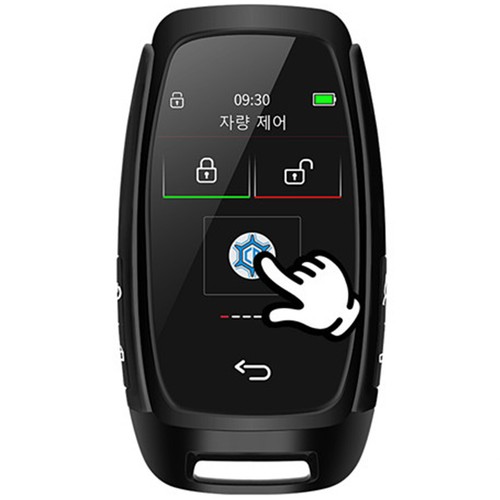Car Smart Remote Key Digital Touch Screen Display One-button Start Waterproof - Picture 5 of 14