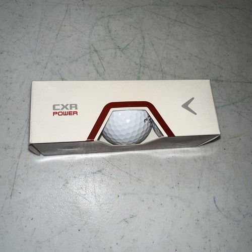 Callaway CXR Power Golf Balls White 3 pack New eBay