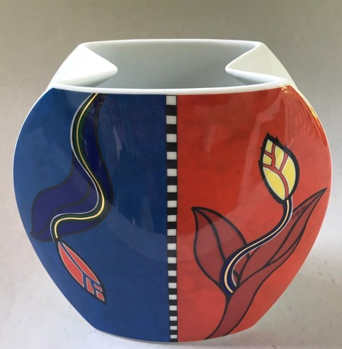Antique Porcelain Vase Studio Line Jan van der Vaart Sanja Zivo Rosenthal ~1960 - Picture 1 of 12