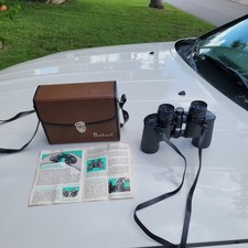 Vintage Bushnell 7x35 Binoculars Fully Coated Optics Insta Focus w/Case