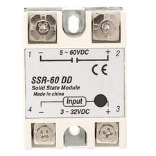Solid State Relay, DcDc Relay SSR60Dd 60A 3-32V DC to 5-110V DC...