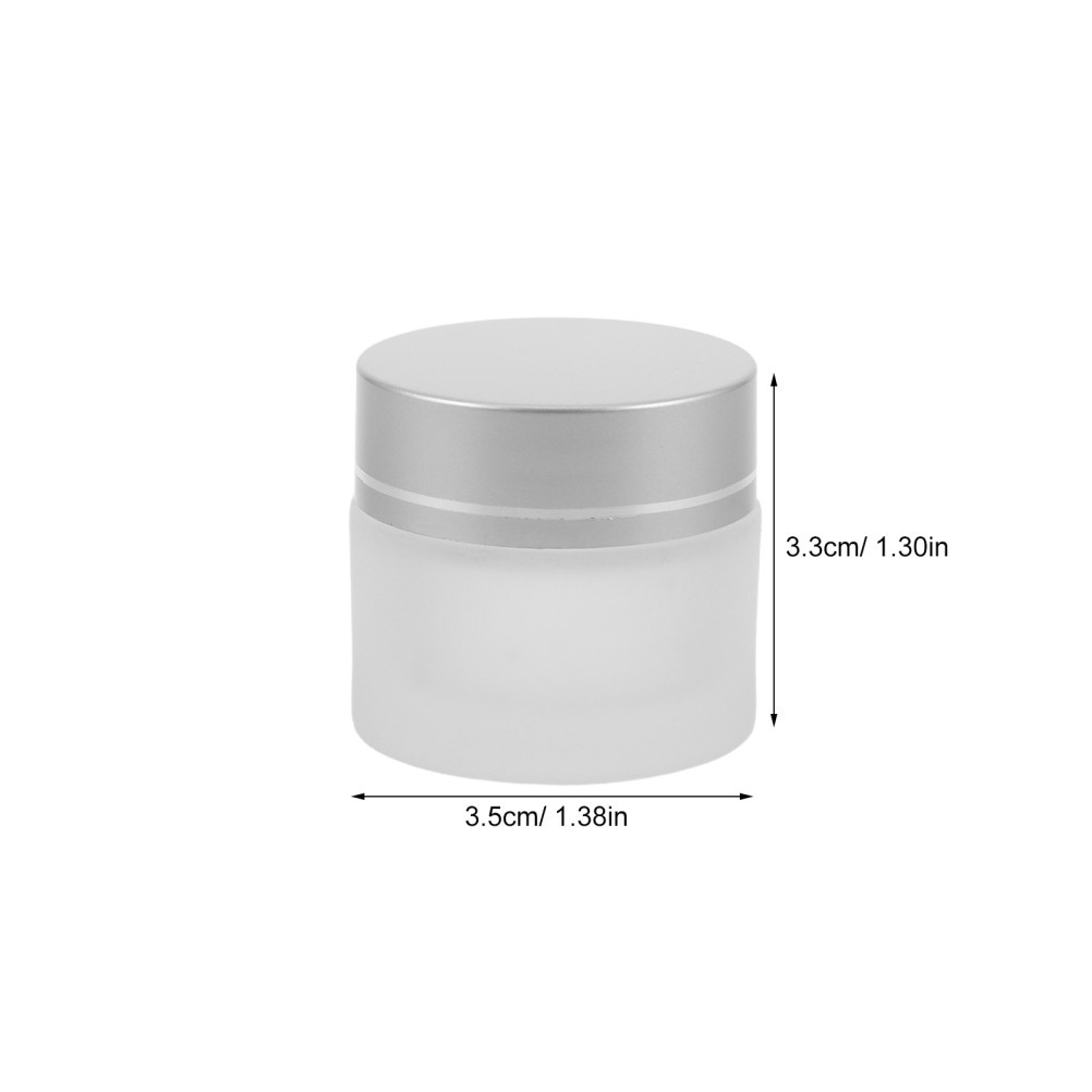 15 Pcs Body Butter Containers Travel Lotion Jar Refillable Glass