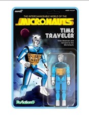 Micronauts ReAction Blue Time Traveler By Super 7 3.75" MIP In Hand