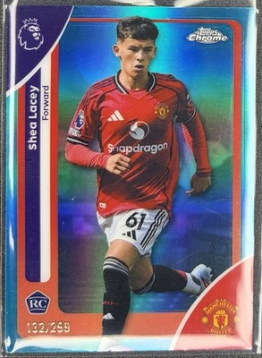 topps chrome premier league 25/26 Shea Lacey RC Türkis Refractor 132/299 