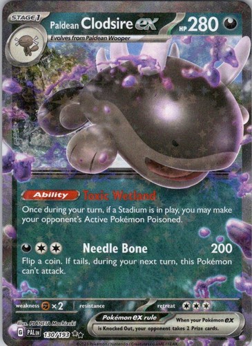 Paldean Clodsire ex Paldea Evolved 130/193 Holo EN NM