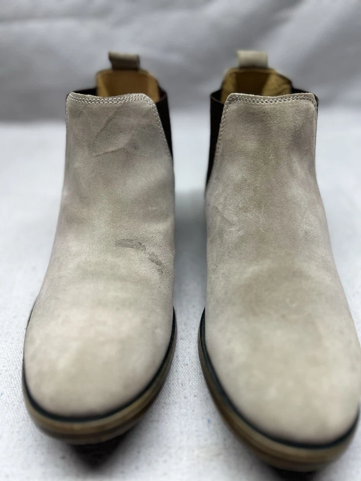 Fly London Wate Womens Boots US 8.5 Taupe Suede Ankle Slip On Boho - Image 2 of 4