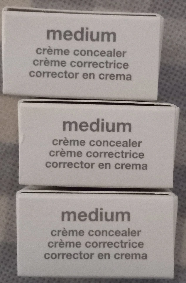 qty 3 TIGI Cosmetics Creme Concealer Medium Creme to Powder Finish .06 oz READ - Image 3 of 4