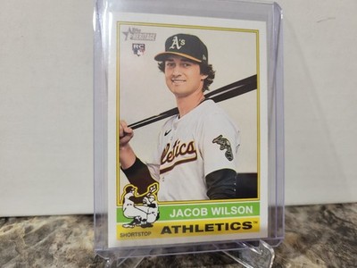 2025 Topps Heritage Jacob Wilson #15 (RC) ***ROTY Frontrunner Oakland Athletics