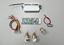 SUSTAINIAC Stealth Pro Kit with White Humbucker Driver and Push/Pull Pots