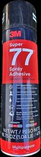 3M Scotch Super 77 Multipurpose Spray Glue Adhesive 16.75oz Aerosol Clear NEW