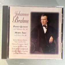 Brahms Piano Quintet F Minor Horn Trio E-flat 1999 Music Masters 67161-2