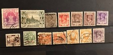 Burma KGVI SOUTH ASIA BRITISH INDIA FINE USED STAMPS old mix