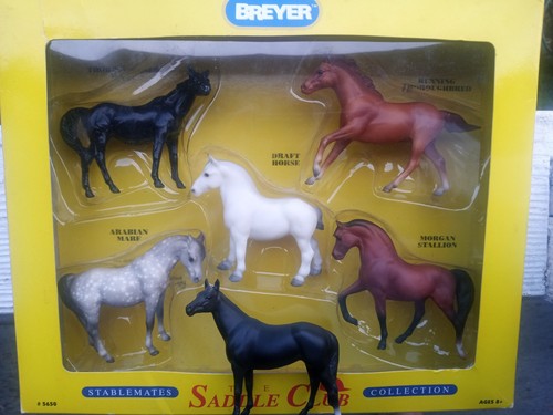 Breyer #5650 Saddle Club Stablemate Set Complete In Box & #495092 Native Dancer