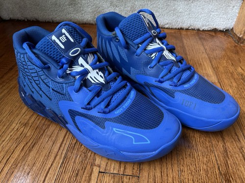 PUMA MB.01 Mid Mens Size 11.5 LaMelo Melo Blazing Blue 309770-01