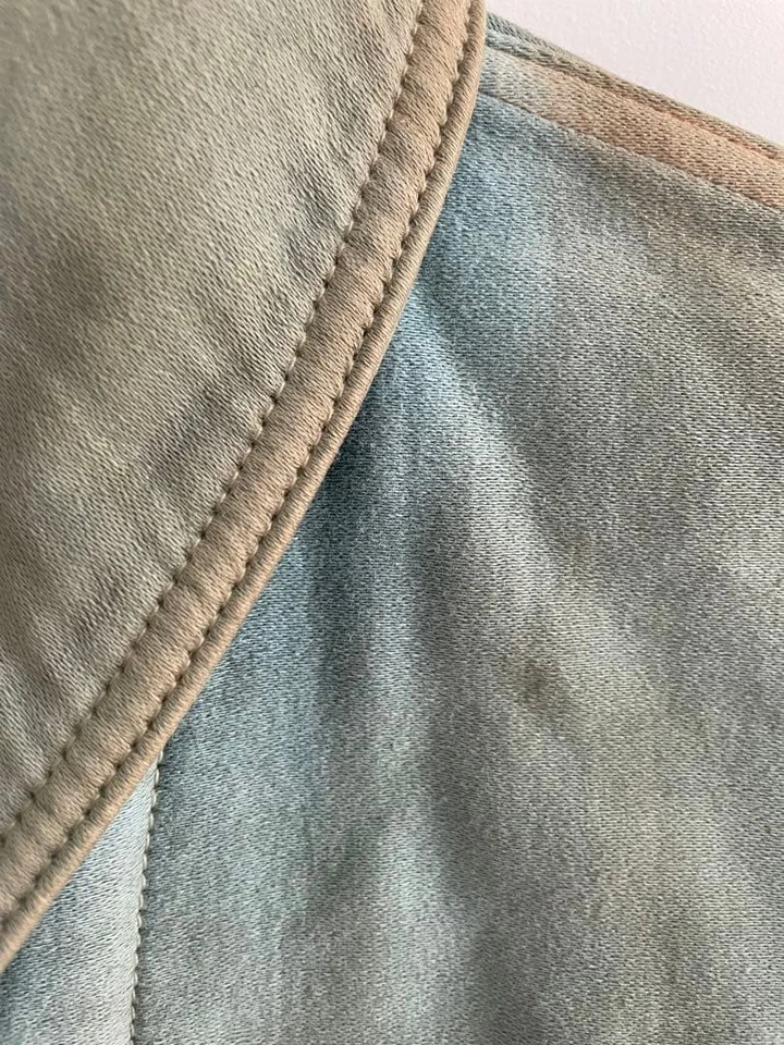 visvim Jacket Tailored Cotton Blue Solid Spring Autumn Winter Size S Vintage - Image 4 of 4