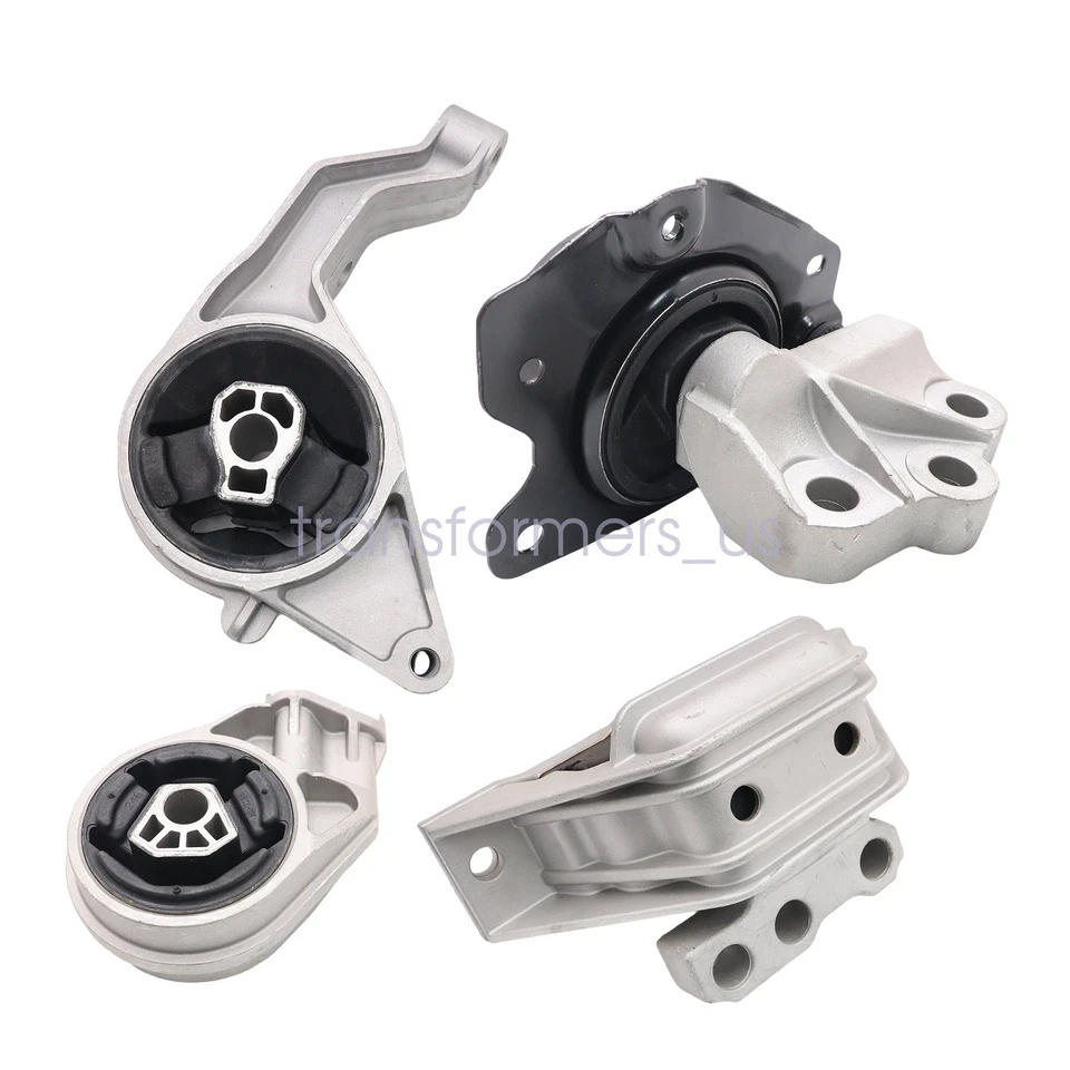 Motor Mount & Trans Mount Set 4PCS For 05-10 Chevrolet Cobalt 06-11 HHR 2.2 2.4L - Image 3 of 4