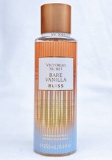 1 Victoria's Secret BARE VANILLA BLISS Fragrance Mist Body Spray Perfume 8.4 oz