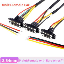 1/3/5 Pair 2.54mm Spring Loaded Pogo Pin Male Female PCB Connector