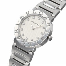 BVLGARI Bvlgari Bvlgari Quartz Watch BB26WSS/12 12P Diamond White Dial