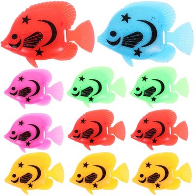 30pcs Vivid Aquarium Fish Ornament Fish Tank Landschaft (Zufallsstil)