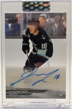 2024-25 Upper Deck Clear Cut Jared McCann Auto Kraken On-Card Autograph #CC-JM