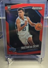 2024-25 Panini Prizm Black - Tristan da Silva, Tristan da Silva #87 Red Prizm...