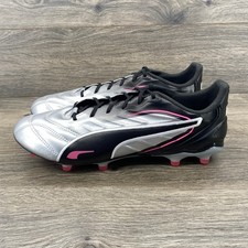 Puma King Pro Soccer Cleats Men's US 9 Silver Black Pink 108308