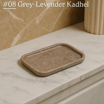 Handmade Marble Tray    Natural Stone Jewelry Organizer & Vanity Catchall