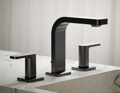#ad #ad Kohler 23484 4N BL Parallel 0.5 gpm Widespread Bathroom Faucet Matte Black – New $429.99