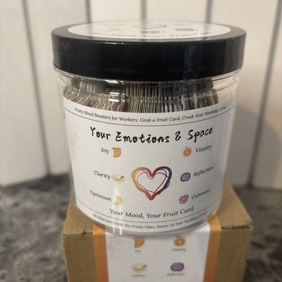 Positive Emotions Fruit Cards 60 Card Fruit Jar Affirmations Joy Calmness