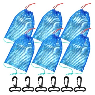 Portable Crabs Baits Bag with Quick Drawstring Easy Use in Saltwater Freshwater