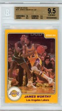 1983 Star James Worthy SP #25 BGS 9.5