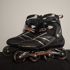 Zetrablade SG5 Rollerblade Inline Skates Men's Size 11 Black Orange 82mm