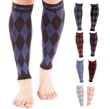 Doc Miller Calf Compression Sleeve   Footless Socks for Women  Men, 20-30