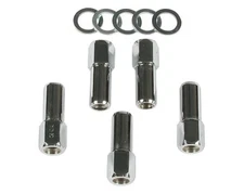 Mr Gasket 4303G Chrome Competition Open-End Lug Nut