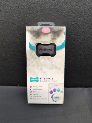 FitBark 2 Water Resistant Dog Activity & Sleep Monitor Black 7001009