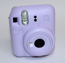 Fujifilm Instax Mini 12 Instant Camera Lilac Purple Brand New OB