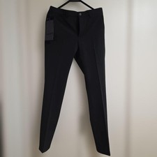 PRADA 2023 Stretch Dress Slacks Black Size 46 S From Japan #QY1Y7P
