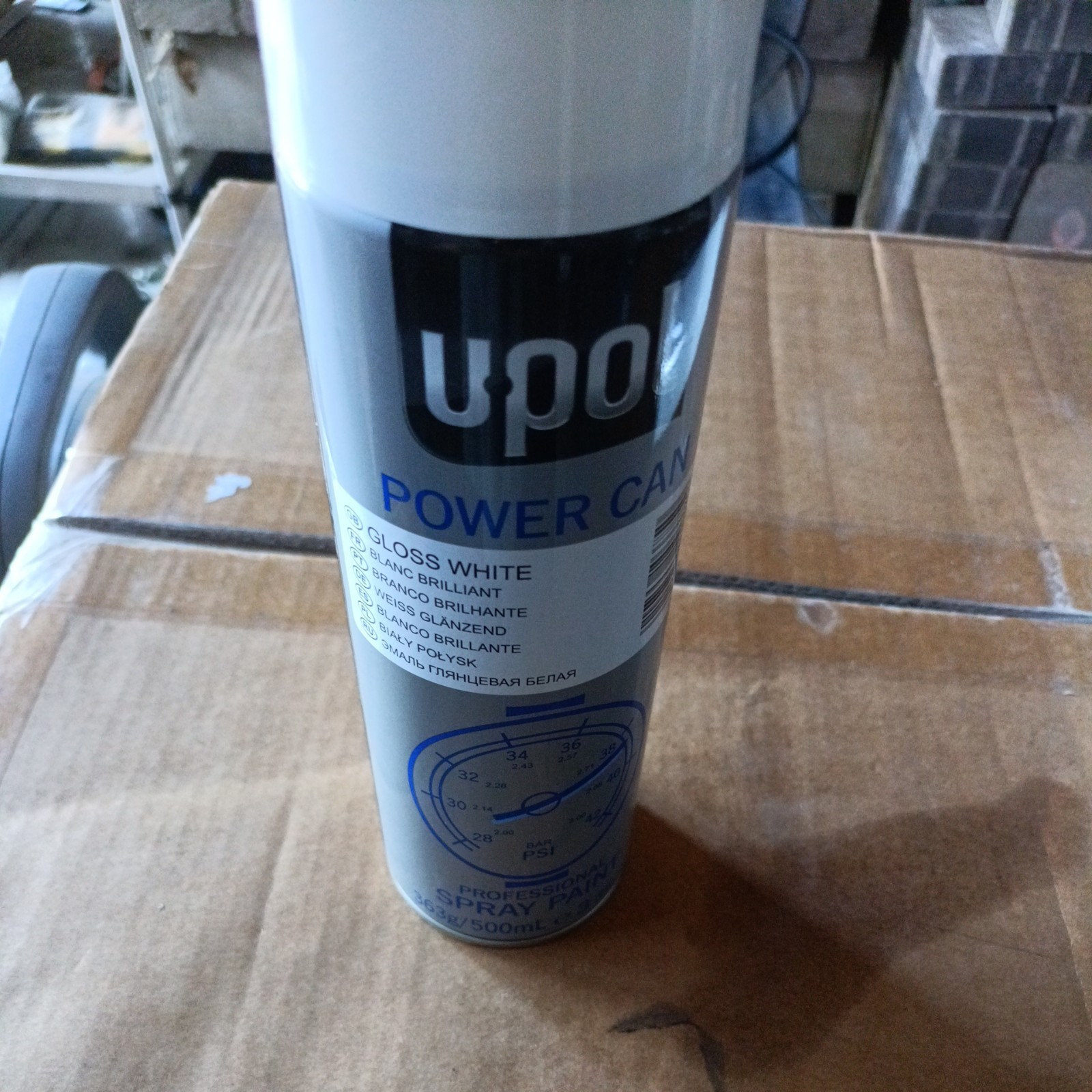 U-POL PCGW/AL - POWER CAN Aerosol Paint Spray - Gloss White - 500ml - Image 3