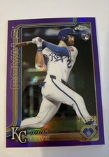 2025 Topps Update Series - John Rave #US192 Purple Holofoil /250 (RC)