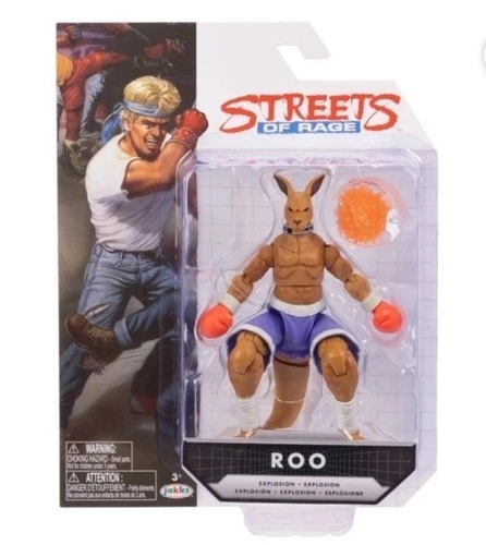 Streets Of Rage Roo Action Figure SEGA Video Game 4" Jakks 42355 NEW