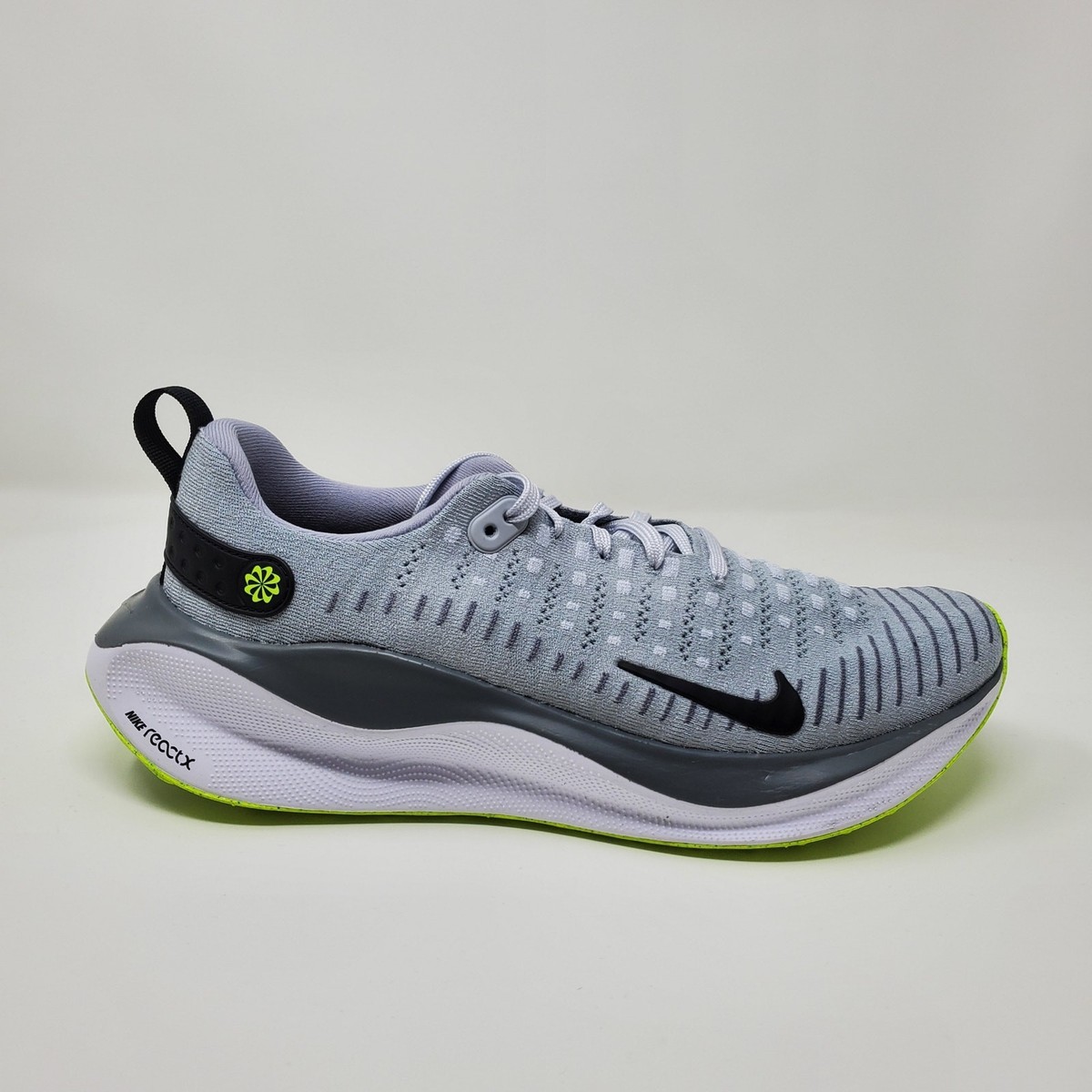 Nike ReactX Infinity Run 4 Wolf Grey Black DR2665-002 Men's Size 8