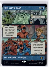 The Clone Saga (Borderless) 219 MTG Marvel's Spider-Man FOIL NM/M