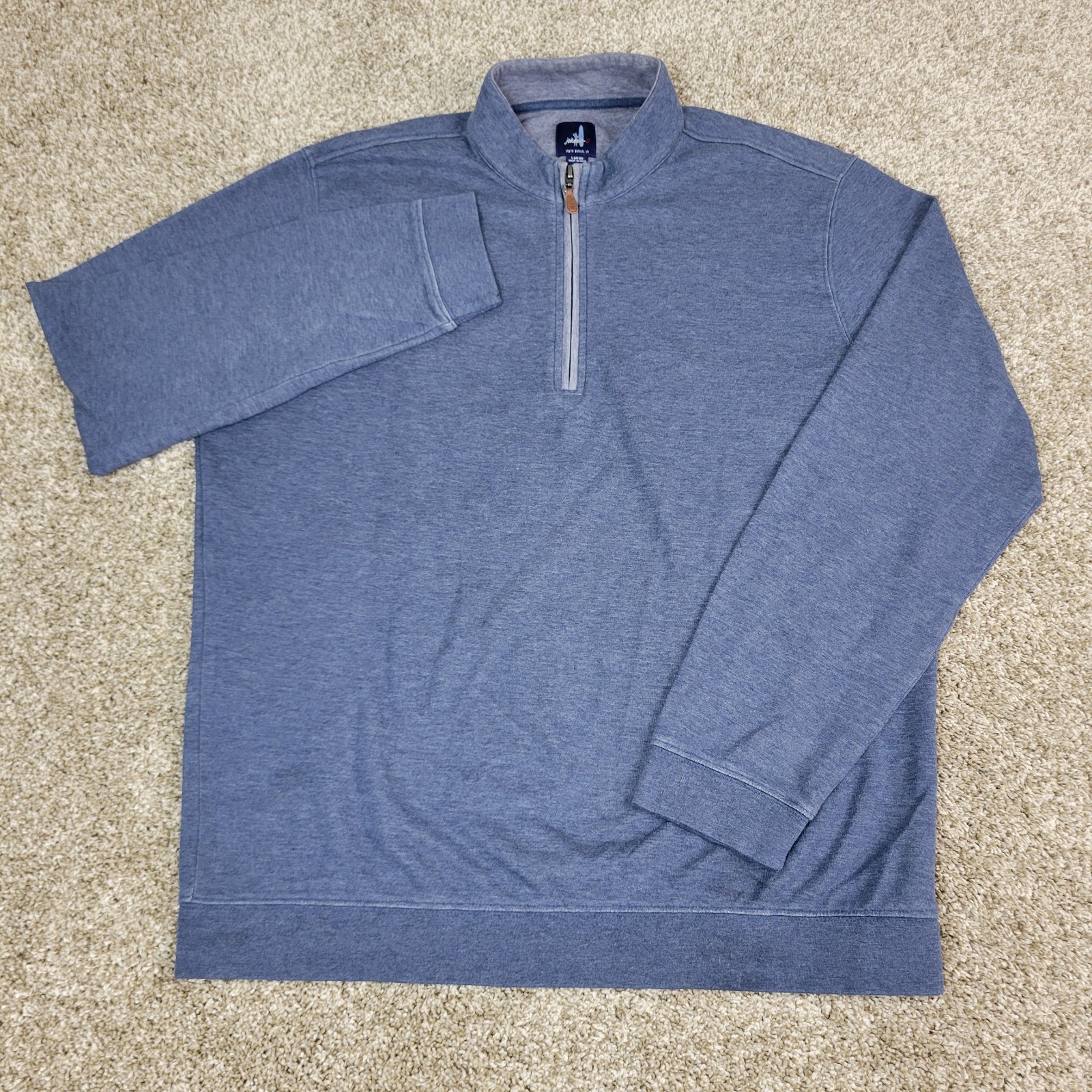 Johnnie O Mens Large Solid Gray Performance Stret… - image 2