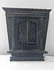 Vintage Wood Hand Carved Newar Window Door Wall Hanging Tibetan Nepal Décor
