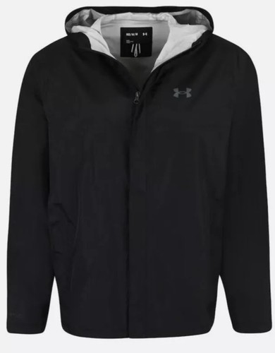 Under Armour Mens Cloudstrike Jacket (Black) Size Medium New With Tags - Picture 1 of 5