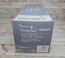 Protexis Latex ORTHO Surgical Gloves *40 Pair Box* Cardinal Size: 7.5 *See Date*