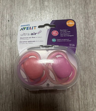 Philips avent pacifier ultra air 6-18m new pk pink